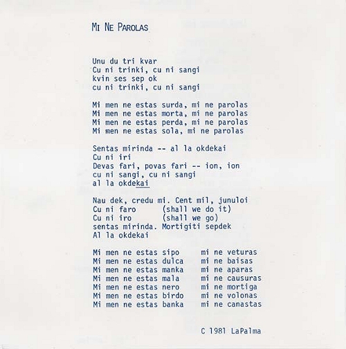 ixna mi ne parolas 1981 3