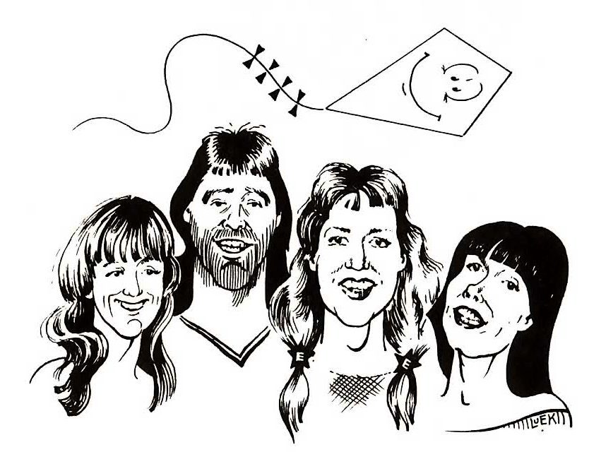 kajto en 1991 el afiŝo de Kajto turneo organizita de EUROKKA